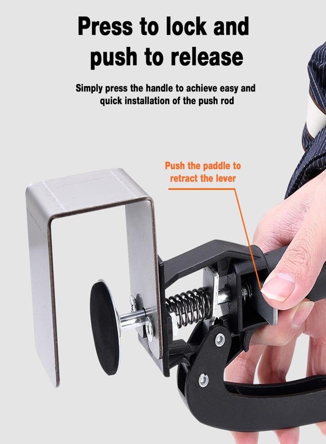 Serplex أداة تركيب لوحة أمامية قابلة للتعديل من سيربلكس®، مشبك تثبيت سريع الفك من الفولاذ المقاوم للصدأ لتوفير الجهد، أداة رفع دقيقة للمحاذاة لتركيب الخزائن، أعمال النجارة المنزلية، 20 × 7 سم - Image 3